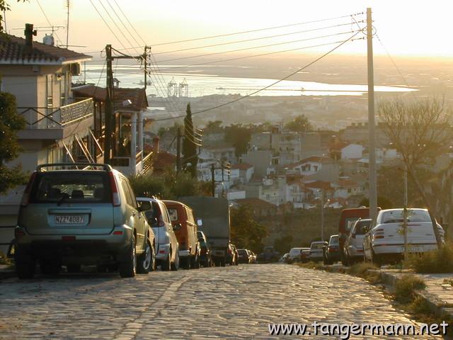 Akropolis, Blick zum Hafen